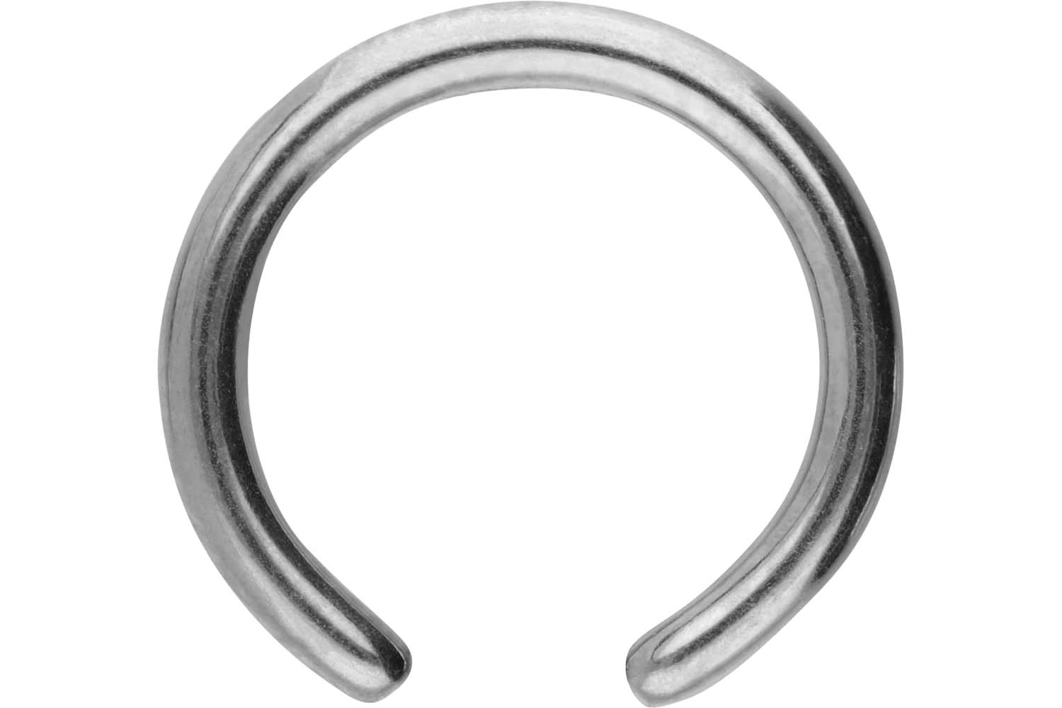 Chirurgenstahl Klemmkugelring Piercing ohne Kugel